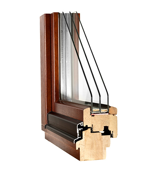 Holzfenster pro passive 92
